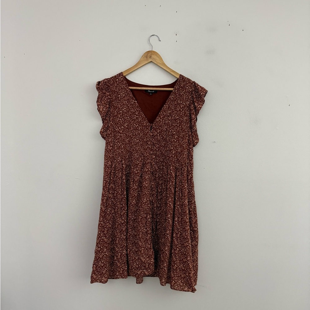 Madewell Pintuck Florentine Floral Mini Dress - Picture 5 of 11